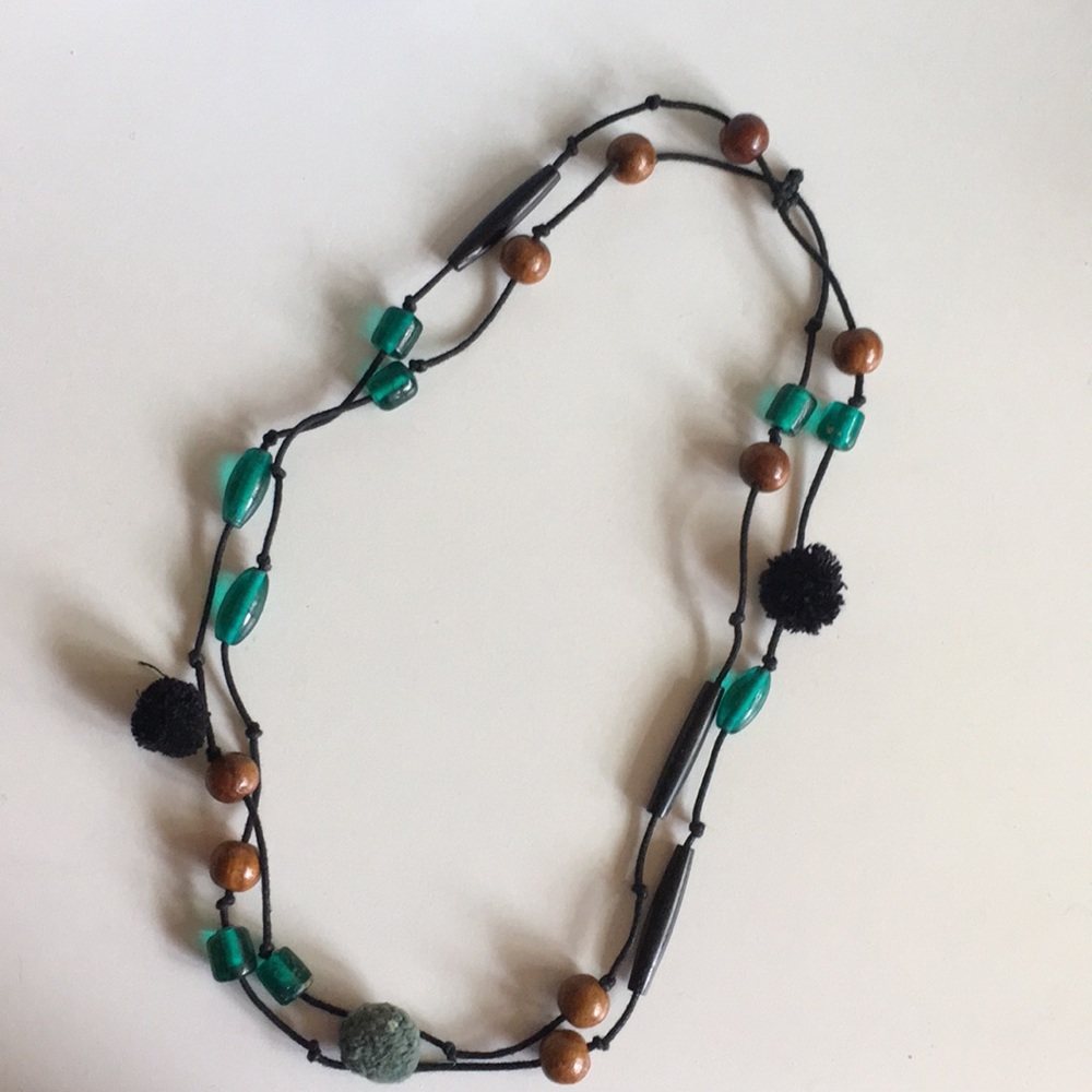 World Market Mix Media Necklace